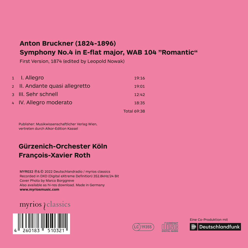 Bruckner - Symphony No. 4 | myriosmusic.com